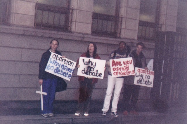 Why no debate parliament side entrance